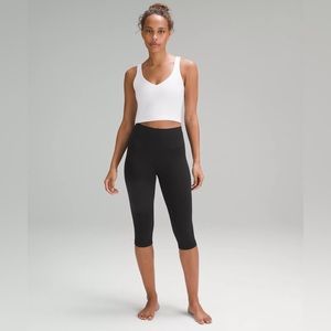LULULEMON • align high rise crop 17” size 8